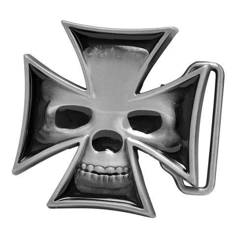 F2 Fivela Cinto Malta Caveira fantasma / Ghost Skull Belt Buckle