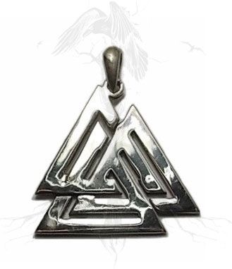 P86 Pingente Prata Valknut / Valknut Silver Pendant