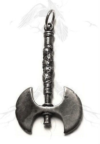 Z61 Pingente Machado Medieval / Medieval Axe Pendant