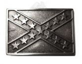 F6 Fivela Cinto Bandeira dos Confederados/ Confederate Flag Belt Buckle