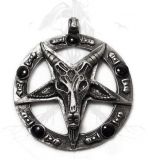 Z26 Pingente Baphomet Círculo Grande / Baphomet Pendant