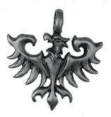 Z124 Pingente Águia Heráldica / Heraldic Eagle Pendant