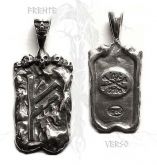 P50 Pingente Prata Runa Fehu / Fehu Rune Silver Pendant