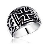 A11 Anel Prata Cruz de Ferro Malta / Iron Cross Malta Silver Ring