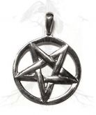 P60 Pingente Prata Pentagrama Invertido / Inverted Pentagram Silver Pendant