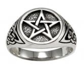 A14 Anel Prata Pentagrama / Pentagram Silver Ring