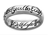 A10 Anel Prata Senhos dos Anéis / Lord of the Rings Silver Ring