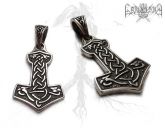 C113 Pingente Prata Graveland Oficial Mjolnir Martelo de Thor / Oficial Graveland Thor`s Hammer