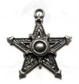 Z84 Pingente Estrela Pentagrama Wicca Celta / Star Pentagram Pendant